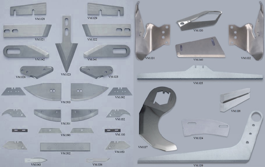 Ножи для различных типов машин КТБмаш